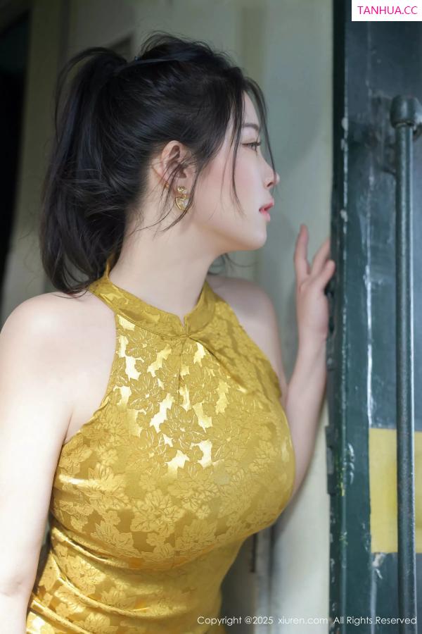   [XiuRen]高清写真图 2025.05.13 No.10269 林若凡F 黄色旗袍第20张图片